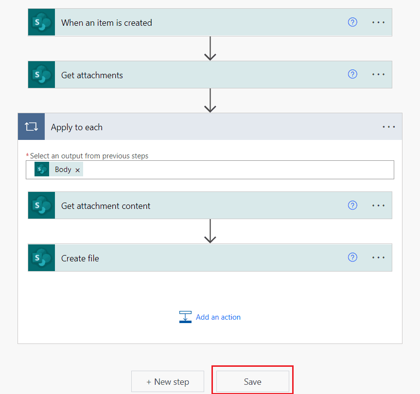 Copy file Attachments from SharePoint List to Document Library using Power Automate