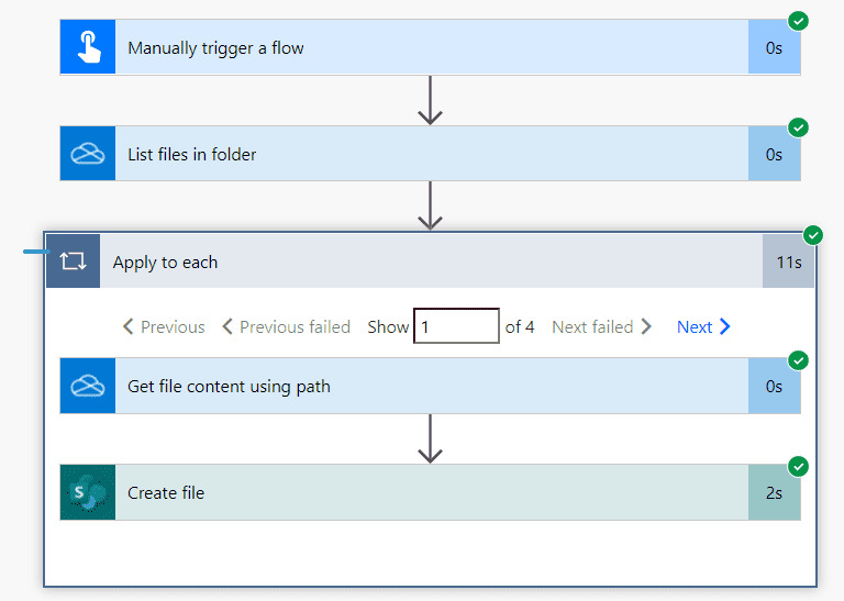 Copy files from OneDrive to SharePoint using Power Automate