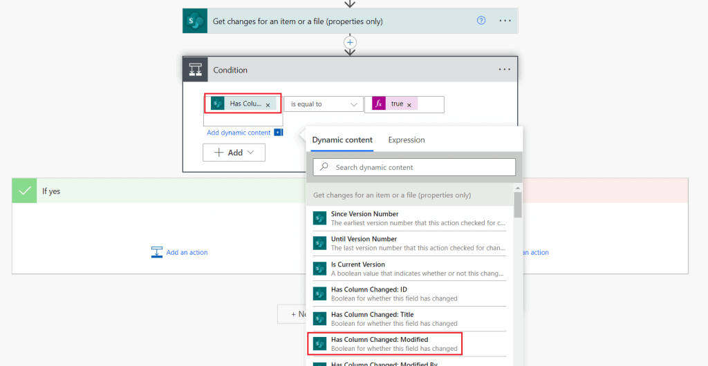 copy the file when modified using Power Automate