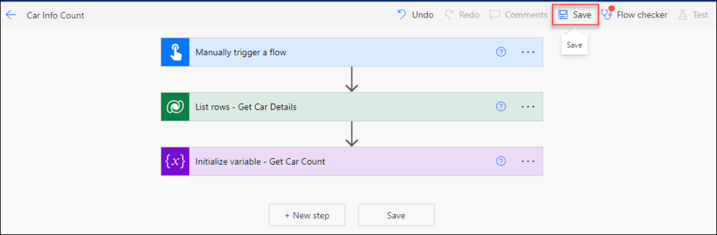 Count Dataverse List Rows using Power Automate