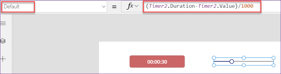 countdown timer PowerApps