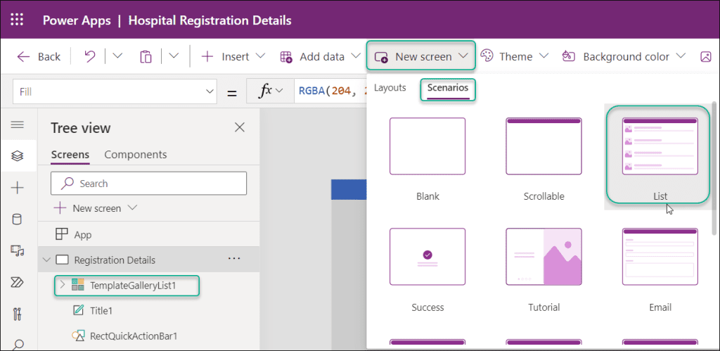 canvas app tutorial powerapps