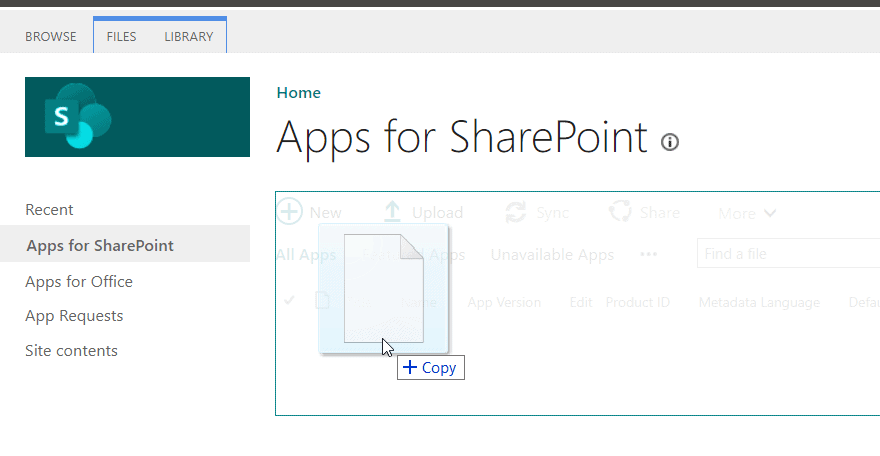 create app catalog sharepoint