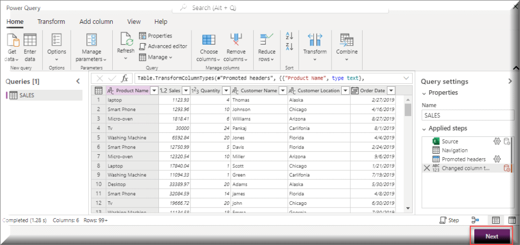 Create dataflow from excel in Power Apps Dataverse