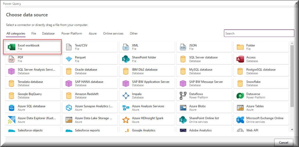 Create Dataverse Dataflow from Excel