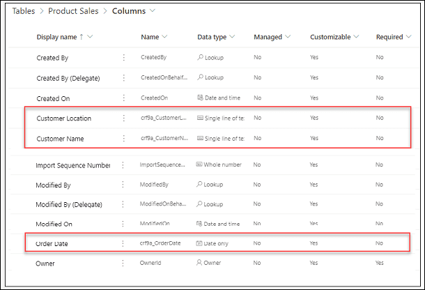 create dataverse table from excel 1