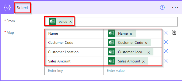 Create HTML Table from Excel using Power Automate flow