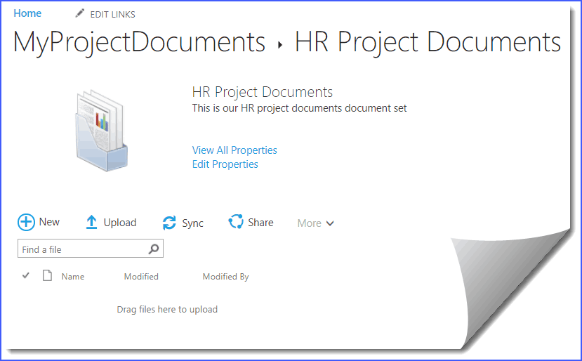 sharepoint document set