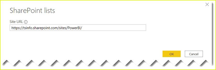 create power bi report from sharepoint online list