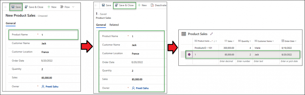 dataverse autonumber primary key