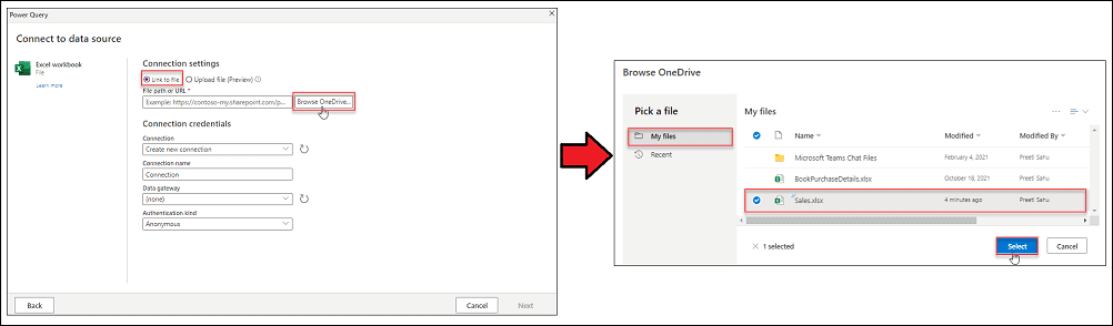 Dataverse create a table from excel