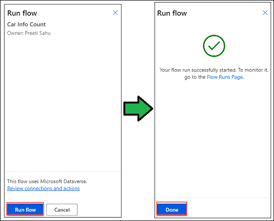 Dataverse List Row Count using flow