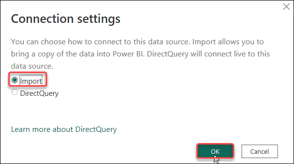 Dataverse power bi connector