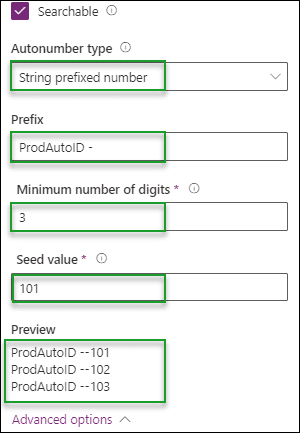 dataverse primary name column unique