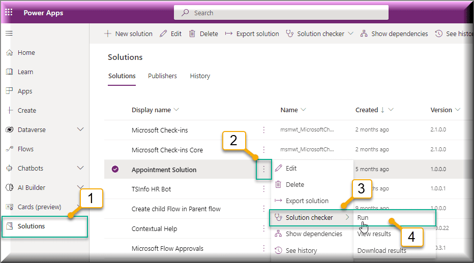 Dataverse Solution Checker