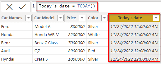 Dax today without the time