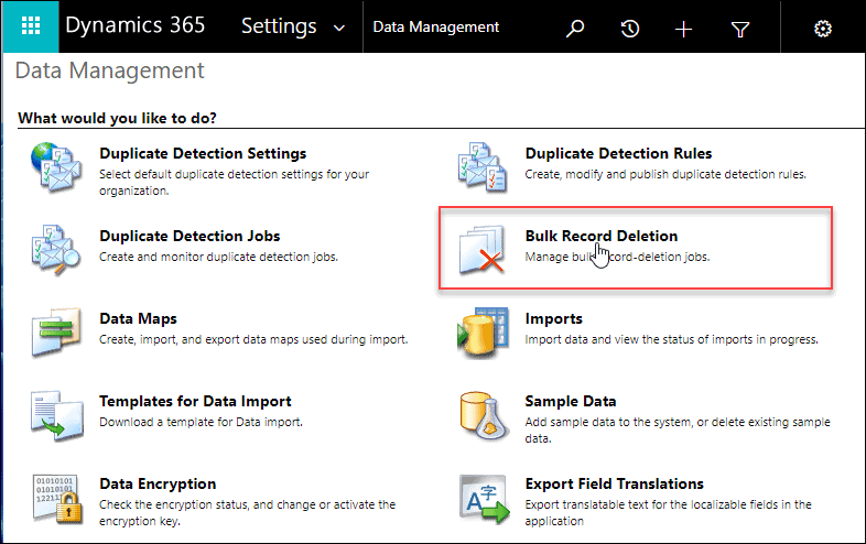 Delete bulk records from dataverse table