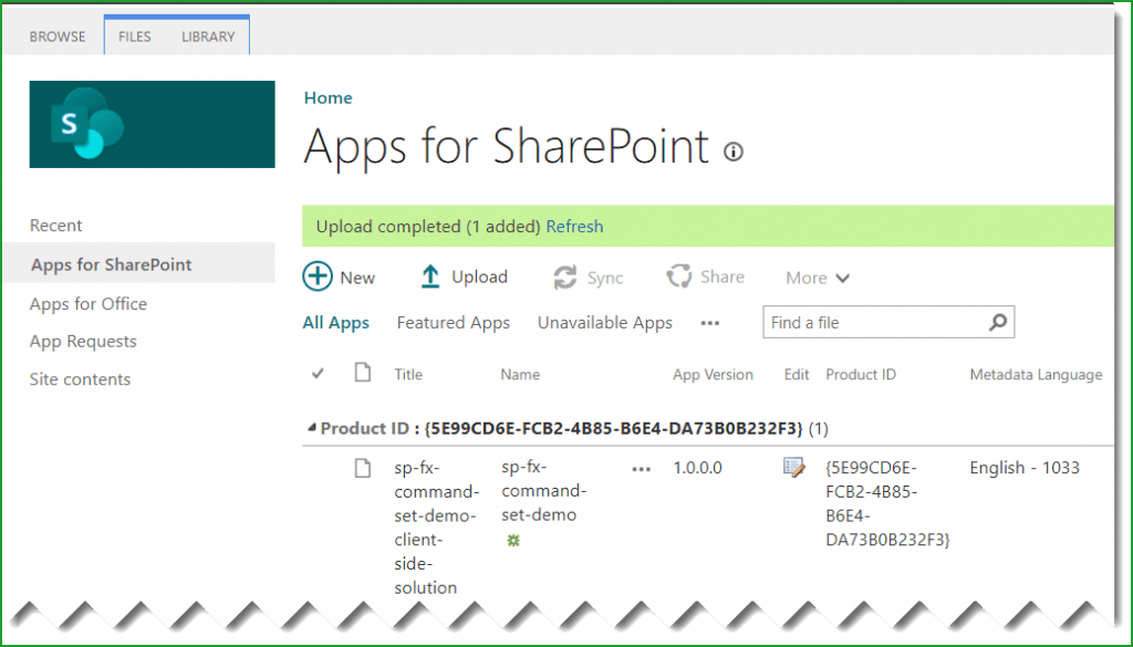 enable app catalog sharepoint online