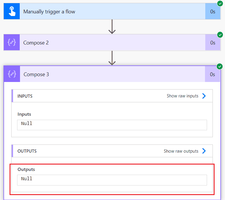 expression to check for blank values in power automate