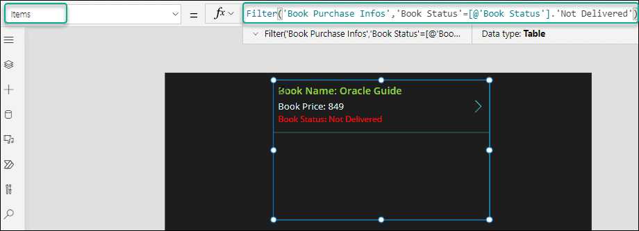 Filter Dataverse Choice Column by a specific value