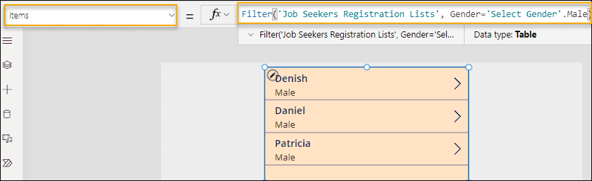 Filter Dataverse Records with a Specific Choice