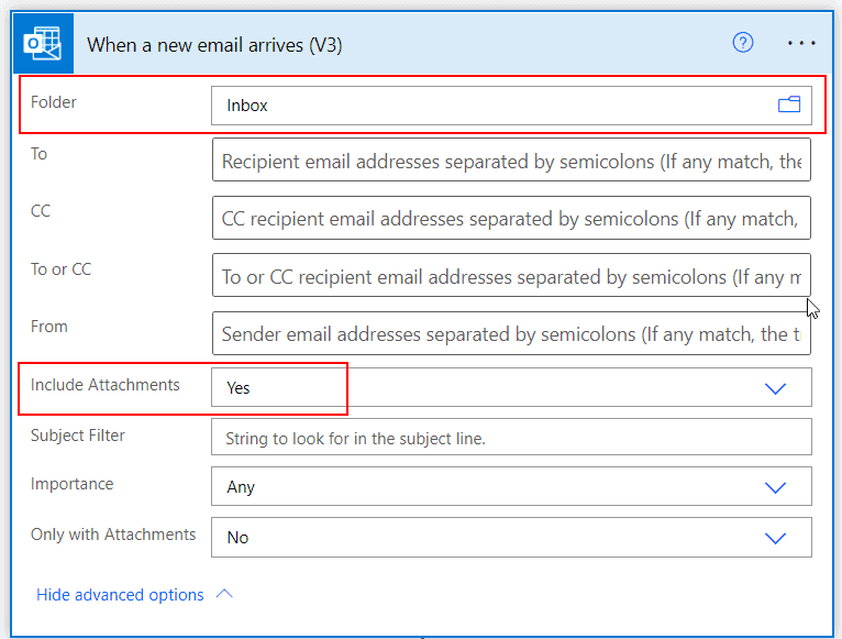 Flow example of Parallel branch on Power Automate