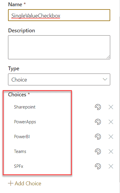 fluent ui choice group