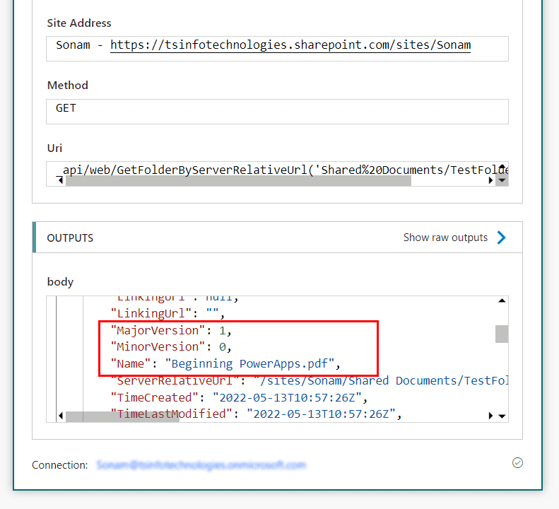 Get all files in a SharePoint folder using Power Automate REST API