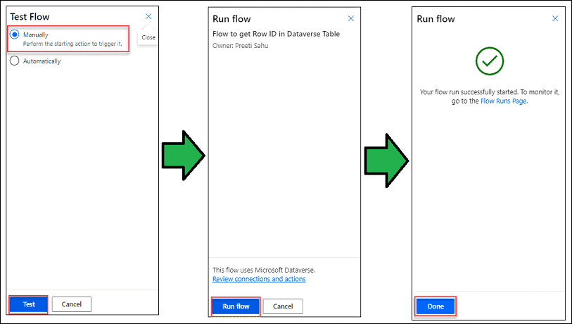 Get a Row by ID from Dataverse Table using Power Automate