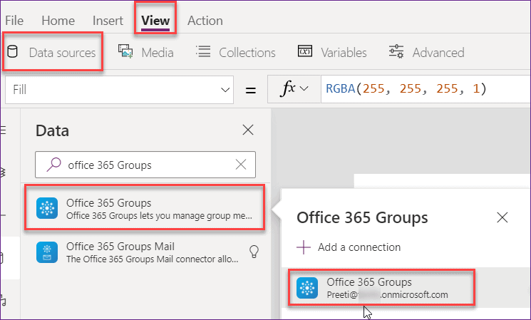 get users from a sharepoint group in powerapps