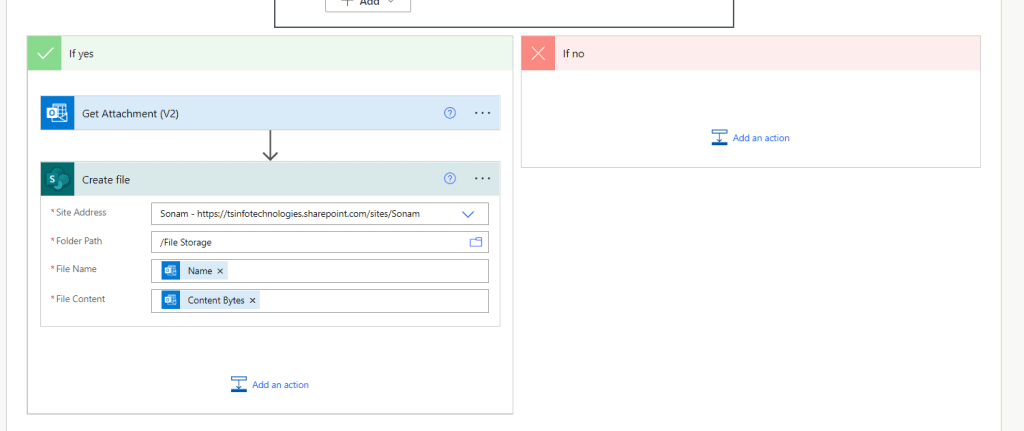 has attachment power automate multiple condition