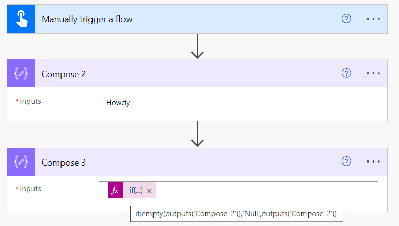 How to check if value is null with new condition parameters