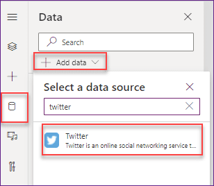 how to connect Twitter in PowerApps how to connect Twitter in PowerApps