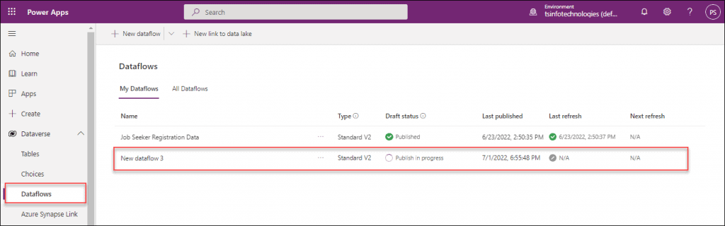 how to copy data from excel to dataverse table