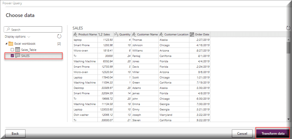 How to create dataflow from excel in Power Apps