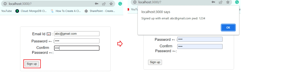 How to do  form validation of multiple fields in React js