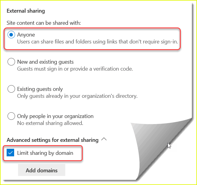 sharepoint online external sharing