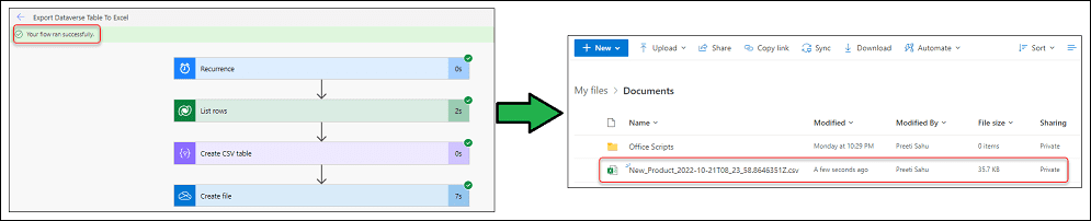 How to Export Dataverse Table to Excel in Power Apps