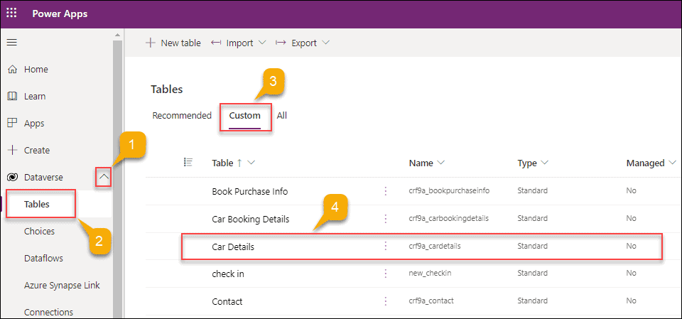 How to get Row ID from Dataverse Table