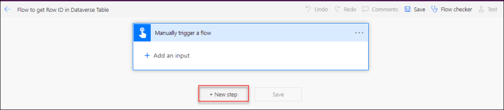 How to get a Row ID from Dataverse Table using Power Automate