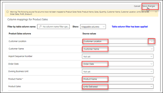 How to import data from excel to dataverse