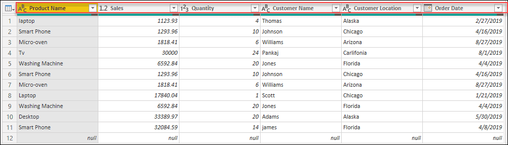 How to remove Duplicate rows in Power Query