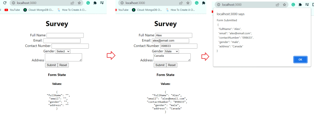 How to reset formik form in react js