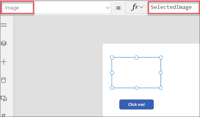 how to set PowerApps image