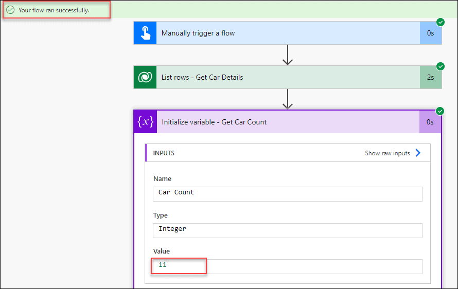 How to use Power Automate Dataverse List Rows Count