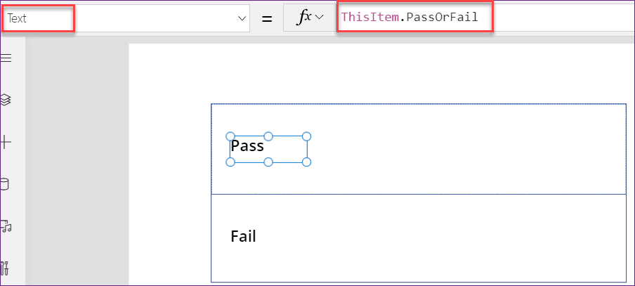 how to use PowerApps chart count