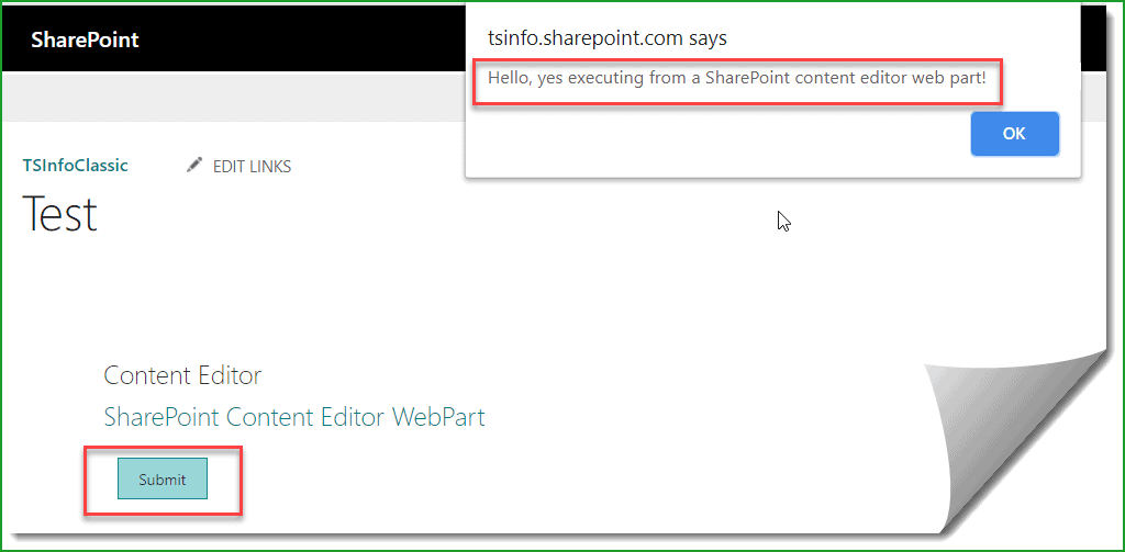 How to use sharepoint content editor web part