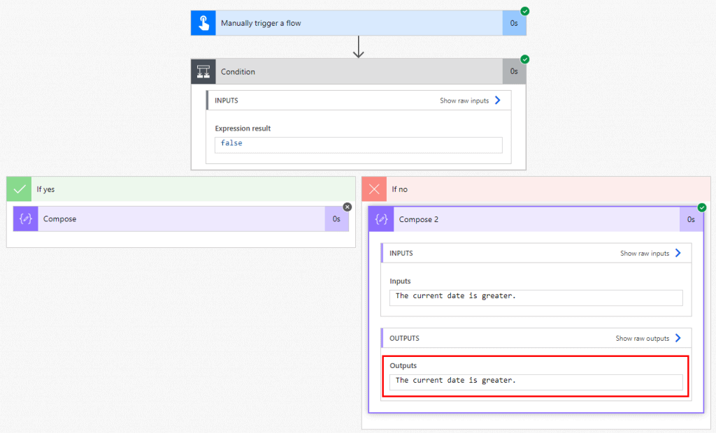 IF condition in Power Automate