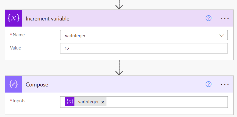 power automate increment variable