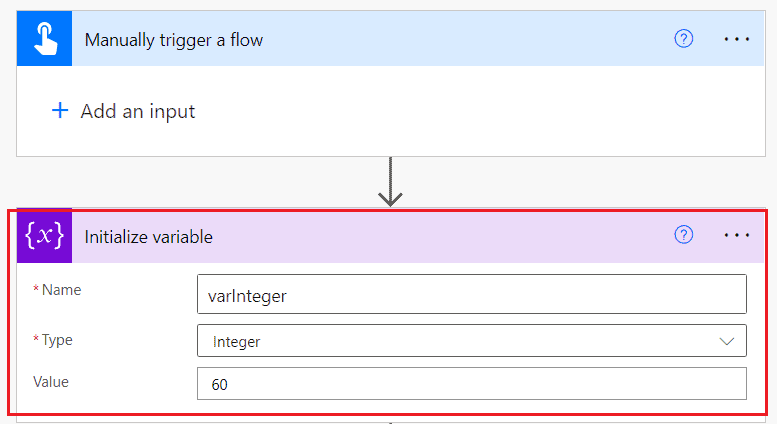 increment variable in Power Automate